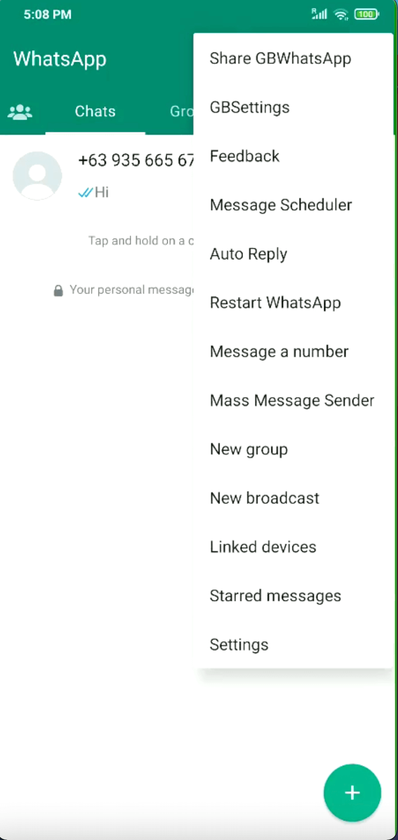 gbwhatsapp backup 