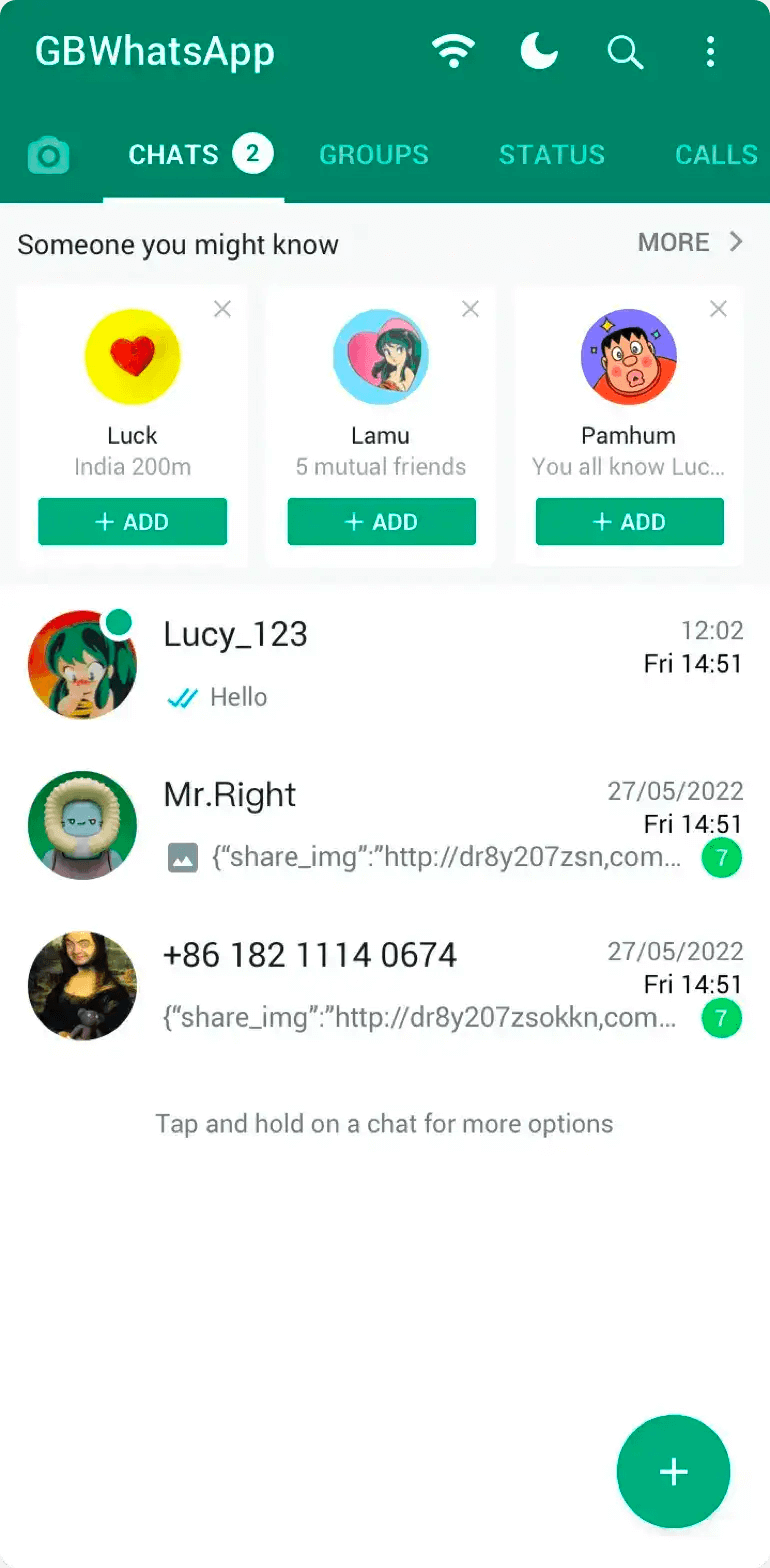 gb whatsapp people nearby